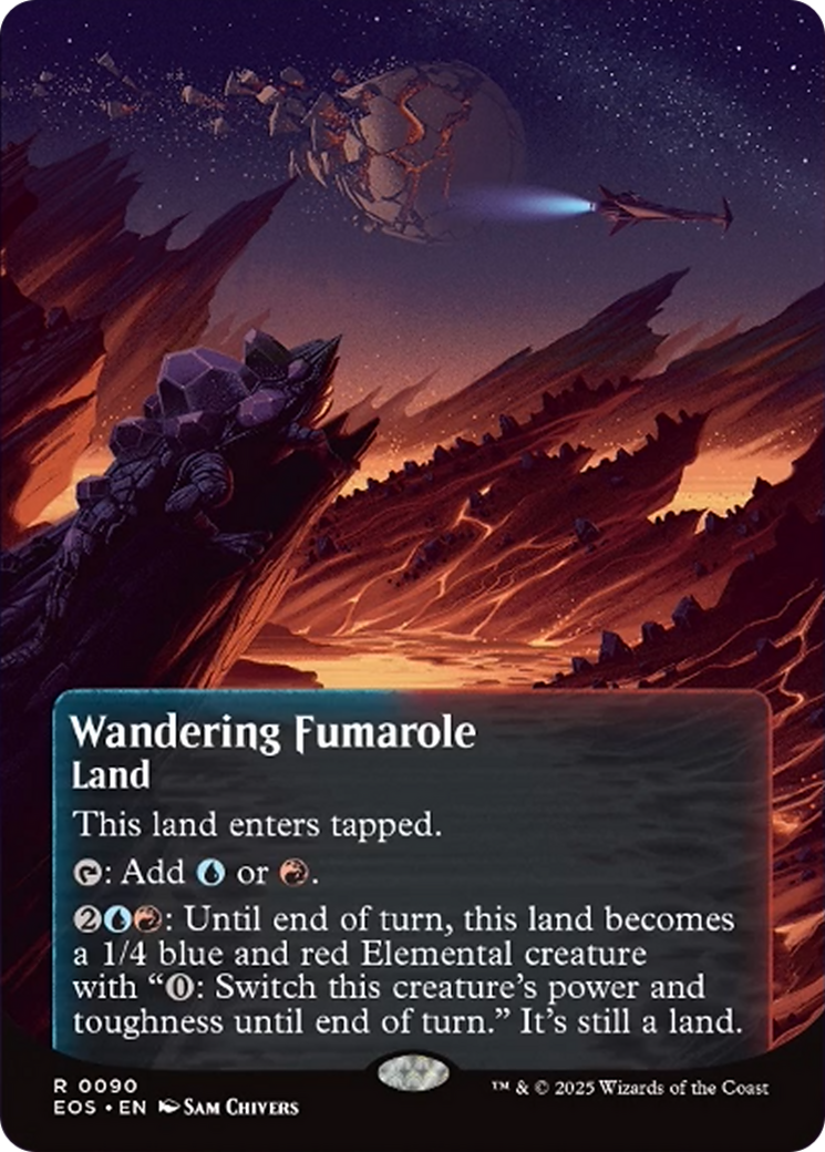 Wandering Fumarole (0090) (Borderless) [Edge of Eternities: Stellar Sights] | Good Games Cannington
