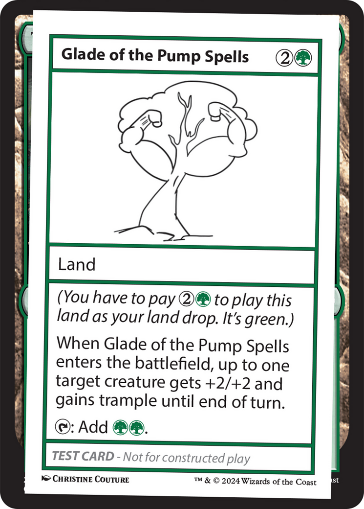 Glade of the Pump Spells [Mystery Booster 2 Playtest Cards] | Good Games Cannington