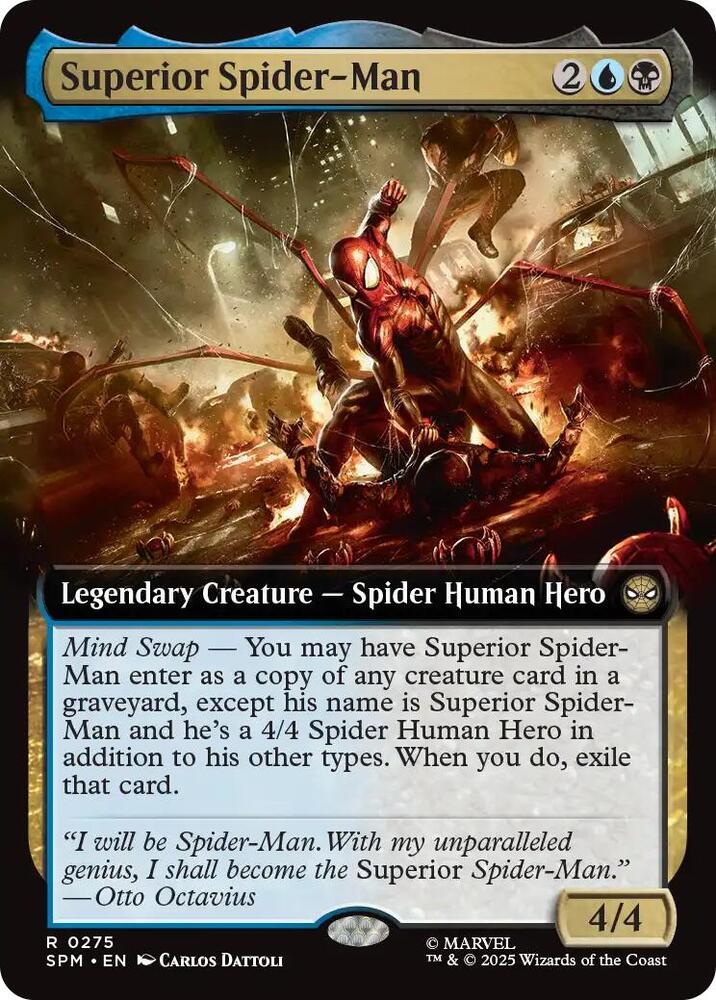 Superior Spider-Man 275/198 (Marvel's Spider-Man)  - Extended Art | Good Games Cannington