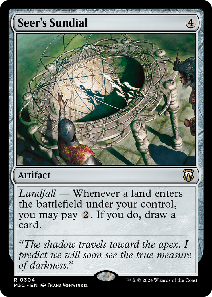 Seer's Sundial (Ripple Foil) [Modern Horizons 3 Commander] | Good Games Cannington