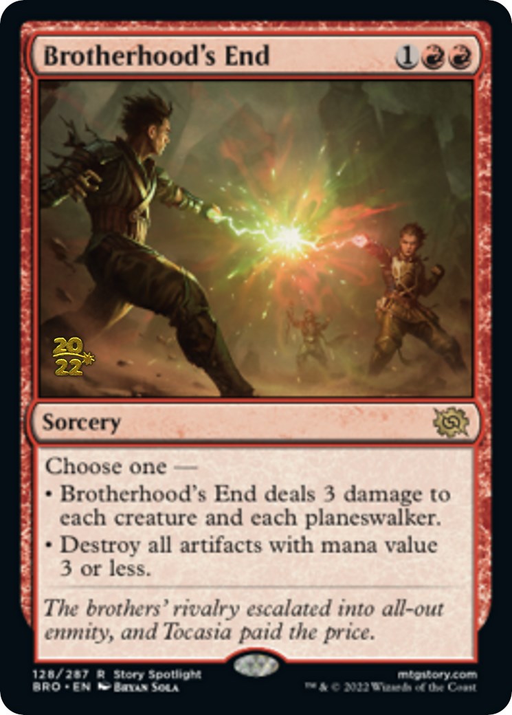 Brotherhood's End [The Brothers' War Prerelease Promos] | Good Games Cannington