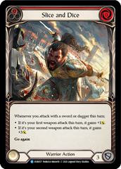 Slice and Dice (Red) [EVR057] (Everfest)  1st Edition Rainbow Foil | Good Games Cannington
