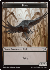 Elemental // Bird Double-Sided Token [Duskmourn: House of Horror Commander Tokens] | Good Games Cannington