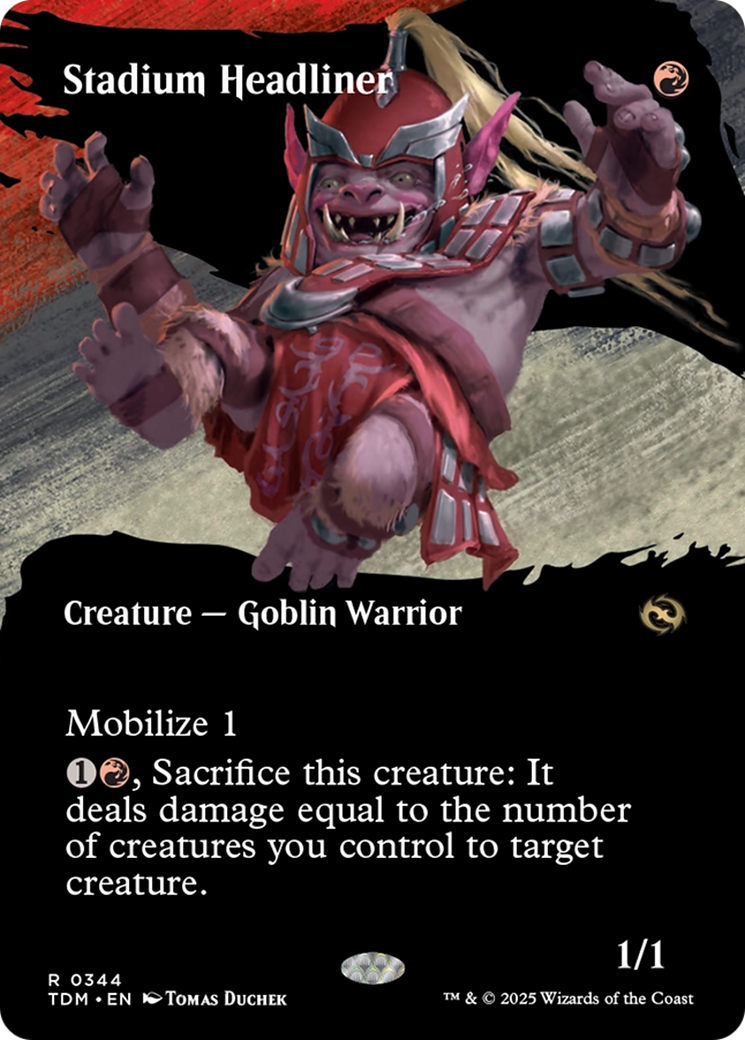 Stadium Headliner (Borderless) [Tarkir: Dragonstorm] | Good Games Cannington