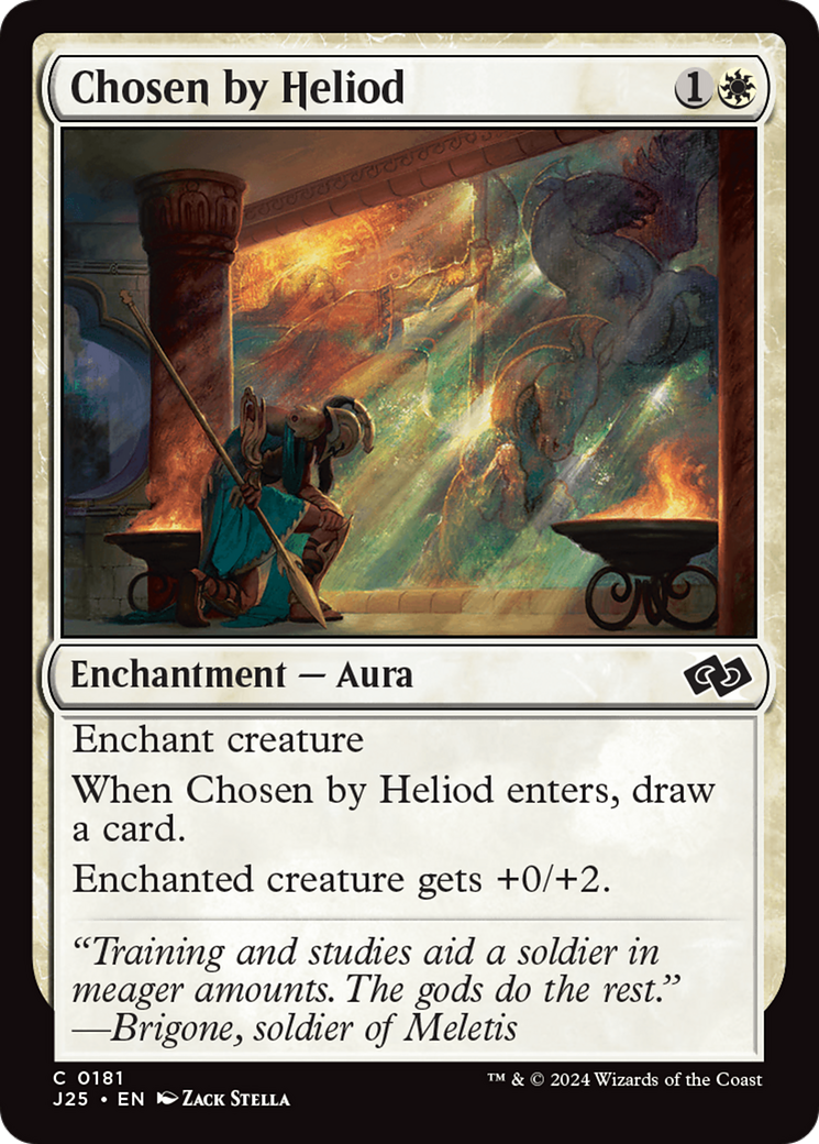 Chosen by Heliod [Foundations Jumpstart] | Good Games Cannington