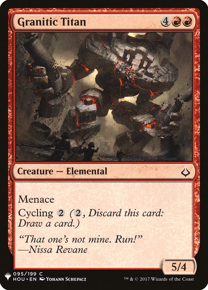 Granitic Titan [Mystery Booster] | Good Games Cannington