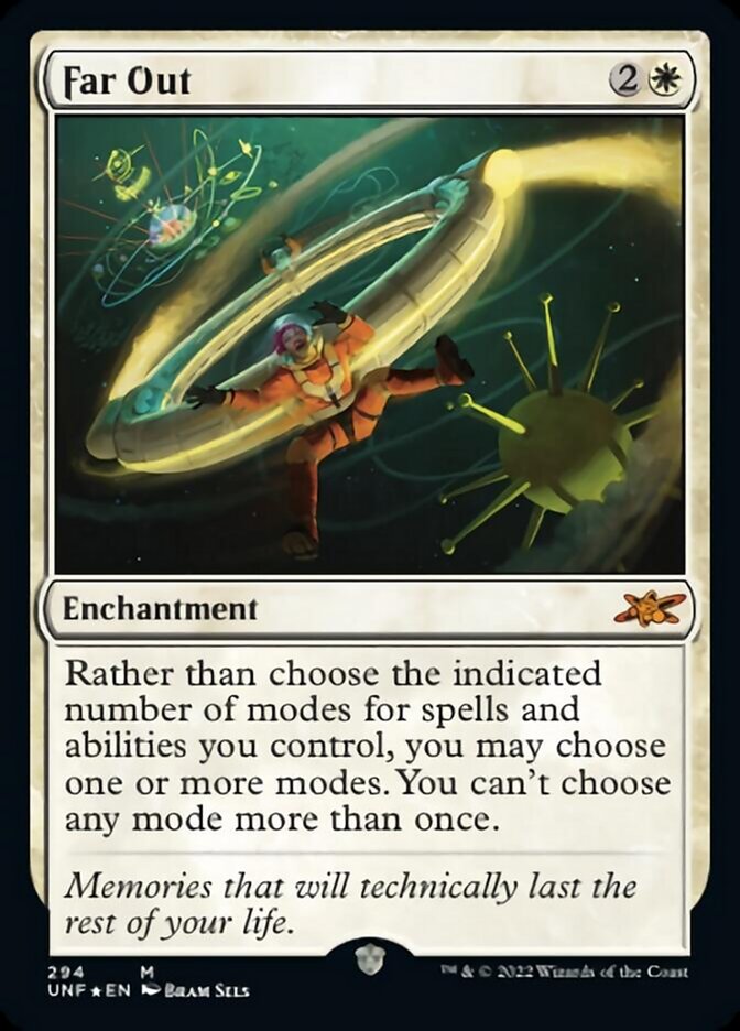 Far Out (Galaxy Foil) [Unfinity] | Good Games Cannington