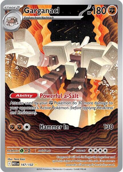 Garganacl 147/132 (ME01: Mega Evolution)  - Holofoil | Good Games Cannington