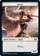 Angel // Saproling Double-Sided Token [Double Masters Tokens] | Good Games Cannington