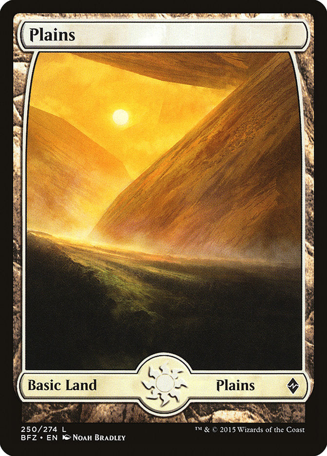 Plains (250) (Full Art) [Battle for Zendikar] | Good Games Cannington