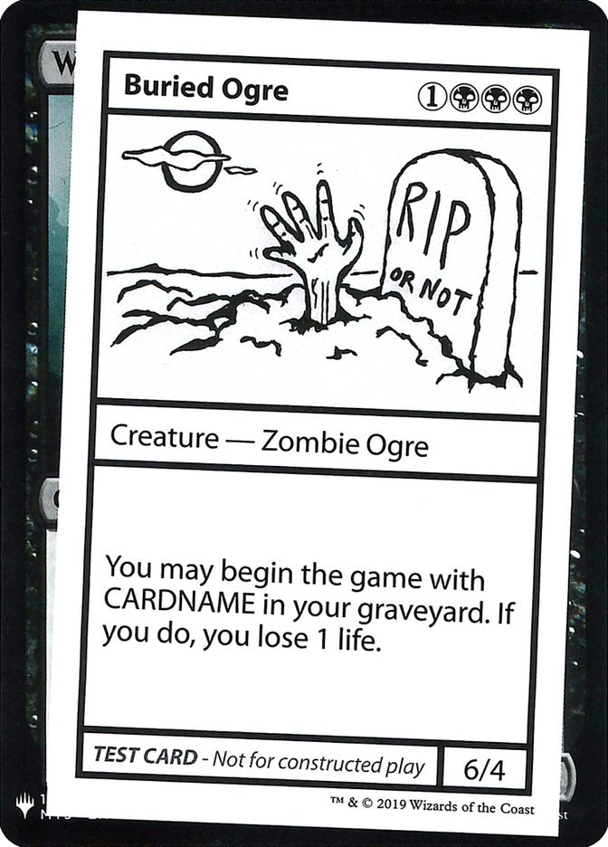 Buried Ogre [Mystery Booster Playtest Cards] | Good Games Cannington