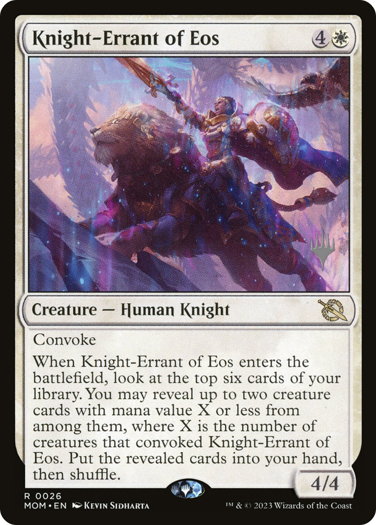 Knight-Errant of Eos (Promo Pack) [March of the Machine Promos] | Good Games Cannington