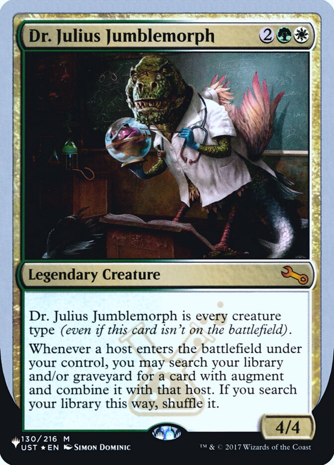 Dr. Julius Jumblemorph (Unfinity Foil Edition) [The List] | Good Games Cannington
