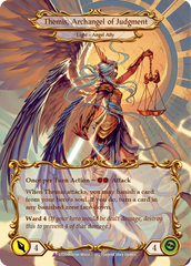 Figment of Judgment // Themis, Archangel of Judgment (Marvel) [DTD006] (Dusk Till Dawn)  Cold Foil | Good Games Cannington