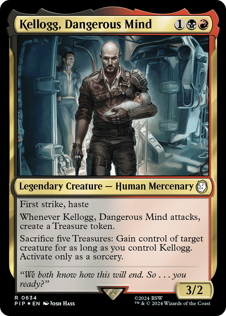 Kellogg, Dangerous Mind (Surge Foil) [Fallout] | Good Games Cannington