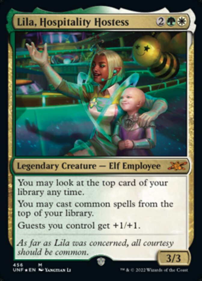 Lila, Hospitality Hostess (Galaxy Foil) [Unfinity] | Good Games Cannington