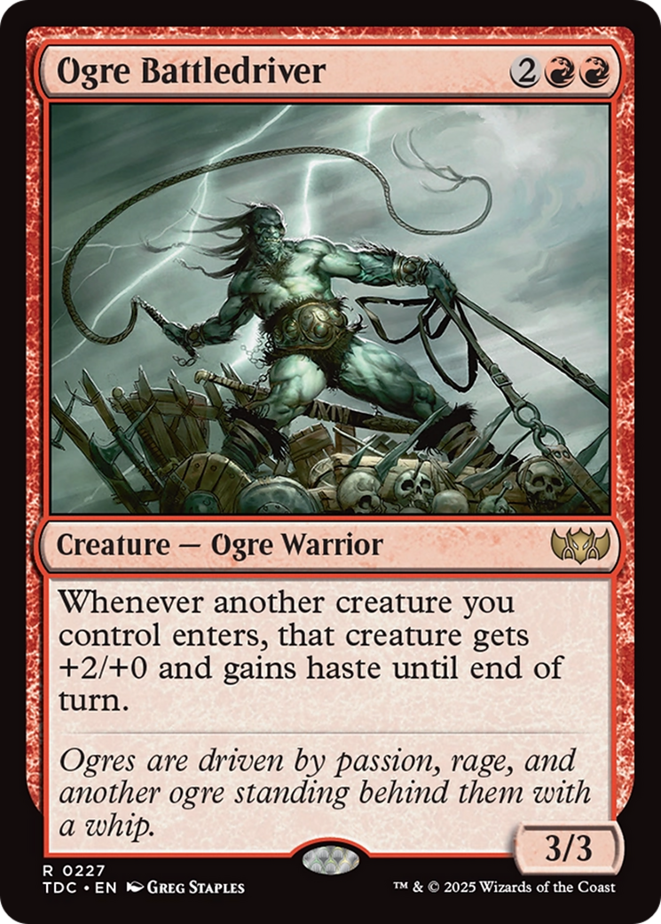 Ogre Battledriver [Tarkir: Dragonstorm Commander] | Good Games Cannington