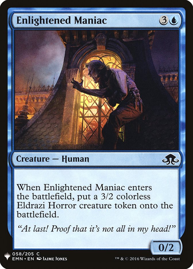 Enlightened Maniac [Mystery Booster] | Good Games Cannington