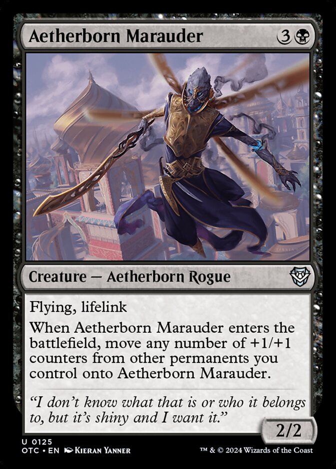 Aetherborn Marauder 125/342 (Commander: Outlaws of Thunder Junction)  | Good Games Cannington