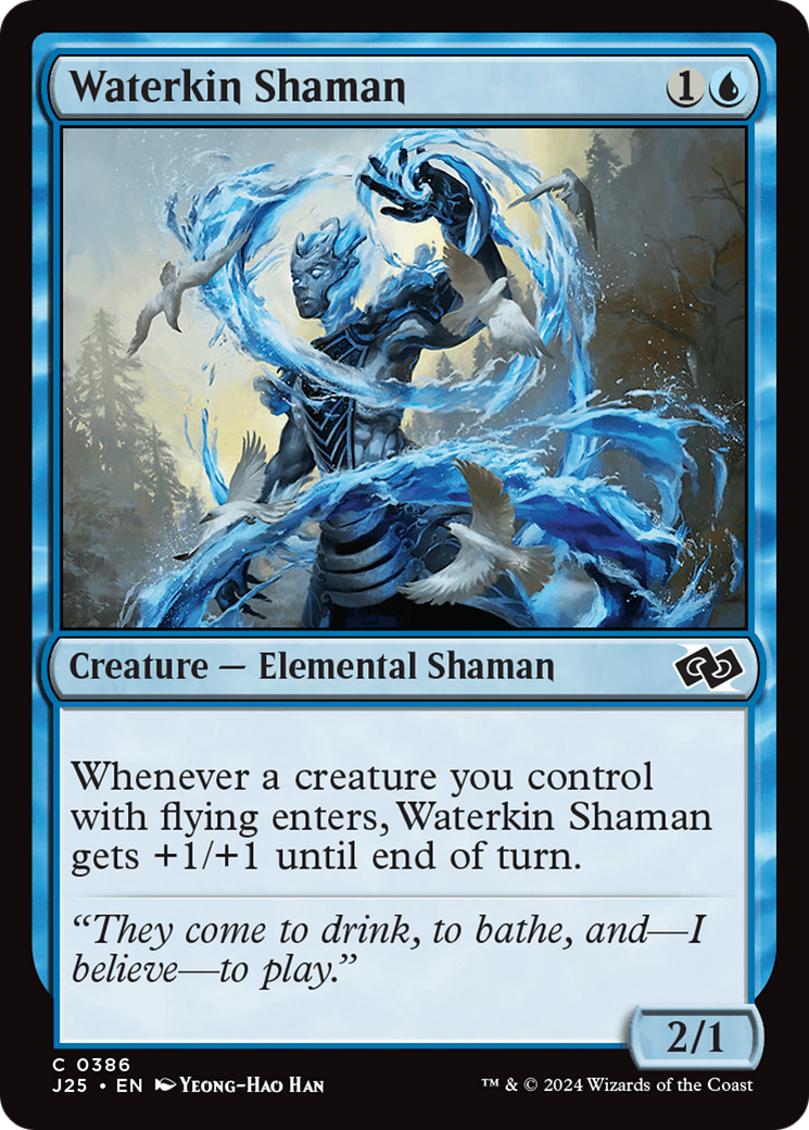 Waterkin Shaman [Foundations Jumpstart] | Good Games Cannington