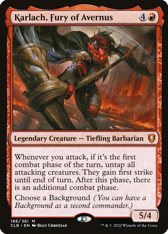 Karlach Fury of Avernus 186 (Commander Legends: Battle for Baldur's Gate)  | Good Games Cannington
