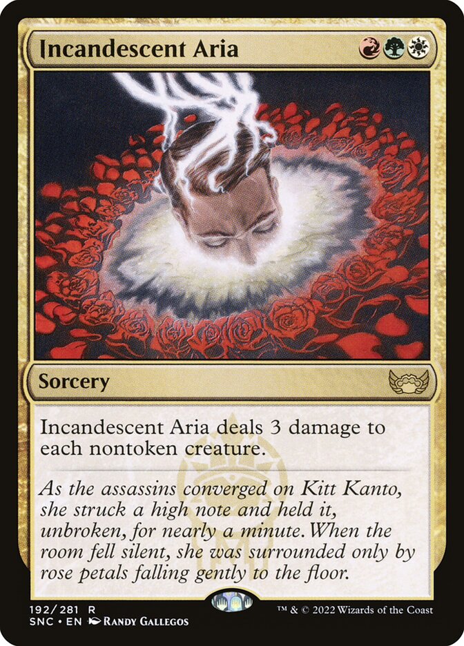 Incandescent Aria 192 (Streets of New Capenna)  - Foil | Good Games Cannington