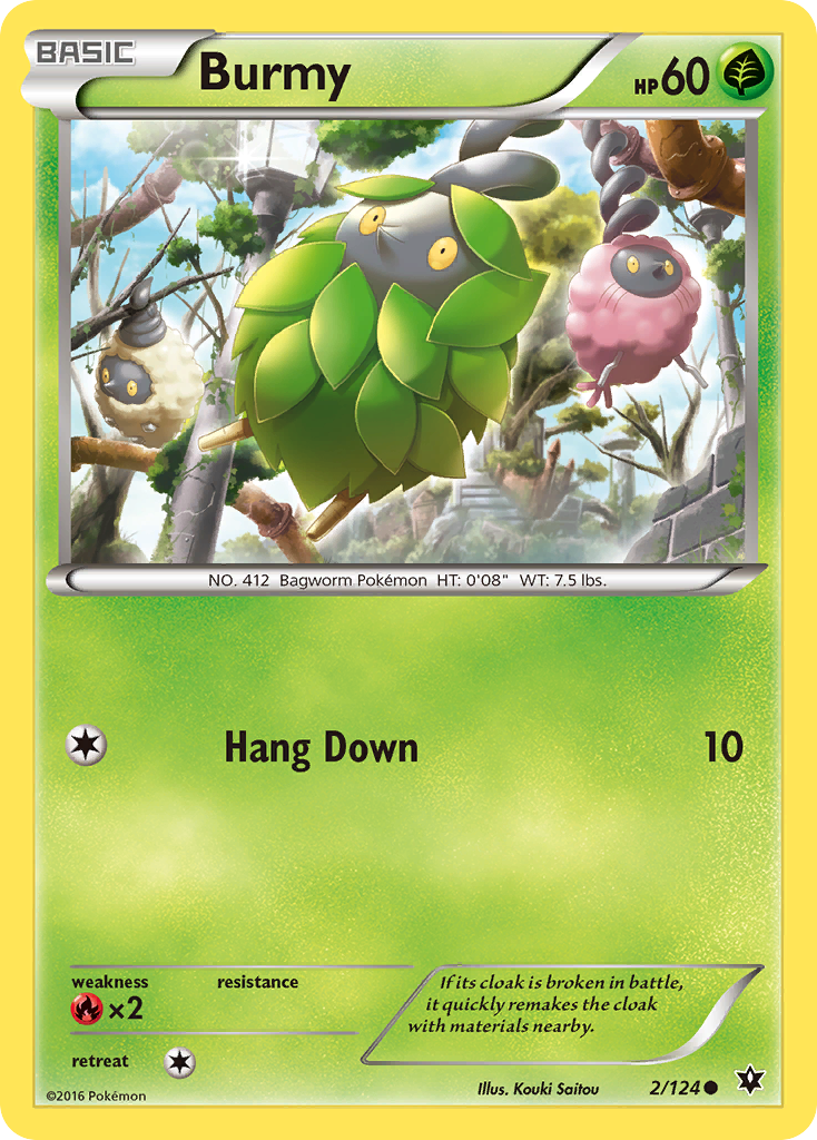 Burmy (2/124) [XY: Fates Collide] | Good Games Cannington