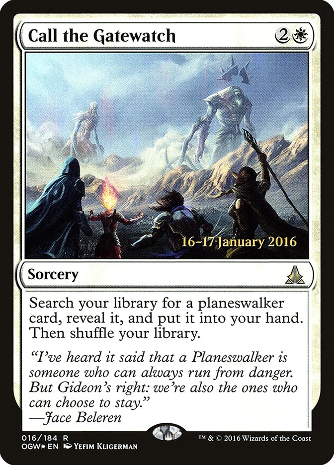Call the Gatewatch [Oath of the Gatewatch Prerelease Promos] | Good Games Cannington