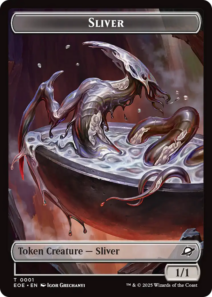 Robot // Sliver Double-Sided Token [Edge of Eternities Tokens] | Good Games Cannington