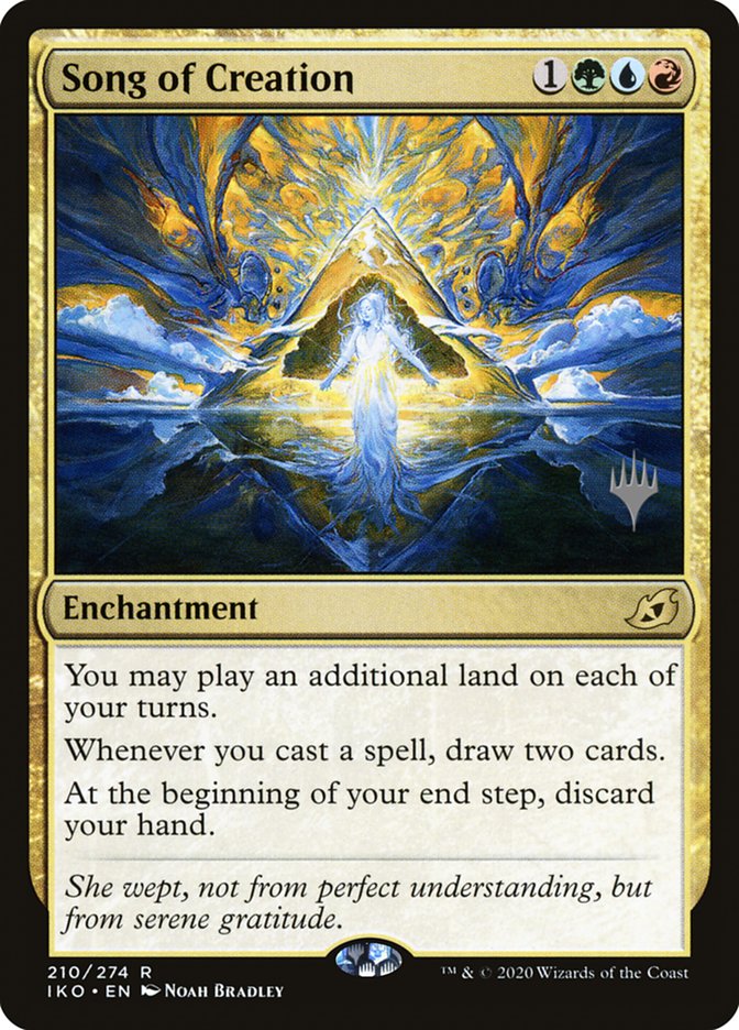 Song of Creation (Promo Pack) [Ikoria: Lair of Behemoths Promos] | Good Games Cannington