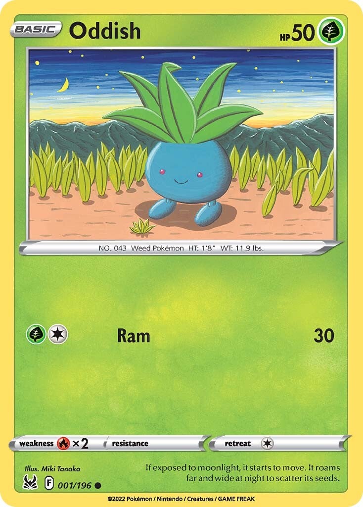 Oddish (001/196) [Sword & Shield: Lost Origin] | Good Games Cannington
