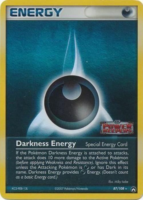 Darkness Energy (87/108) (Stamped) [EX: Power Keepers] | Good Games Cannington