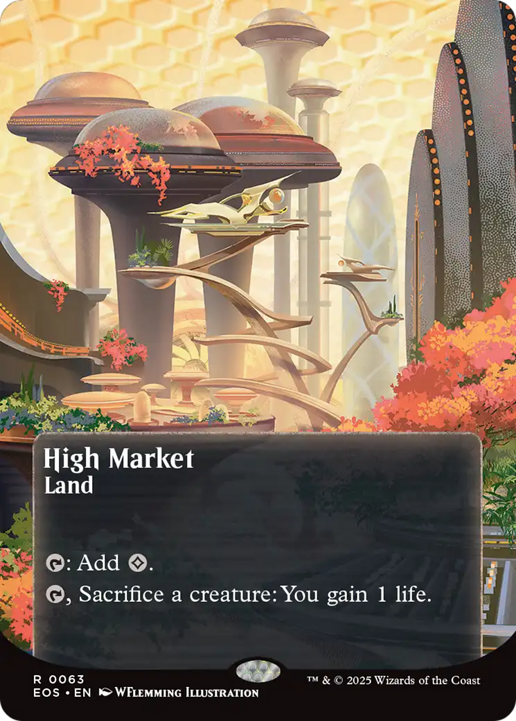 High Market (0063) (Borderless) [Edge of Eternities: Stellar Sights] | Good Games Cannington