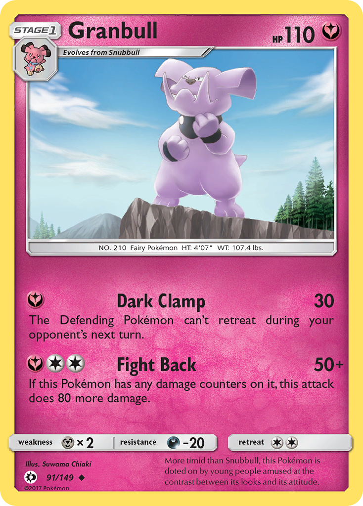 Granbull (91/149) [Sun & Moon: Base Set] | Good Games Cannington
