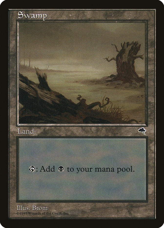 Swamp (Black Sky) [Tempest] | Good Games Cannington