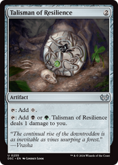 Talisman of Resilience [Duskmourn: House of Horror Commander] | Good Games Cannington