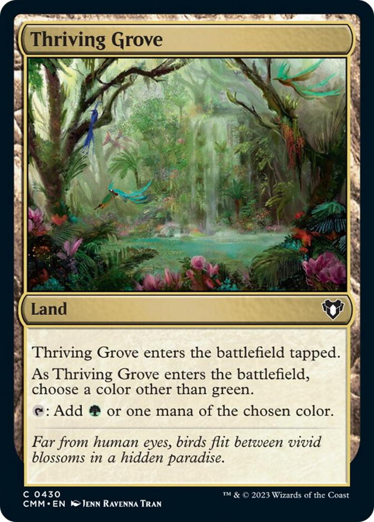 Thriving Grove [Commander Masters] | Good Games Cannington