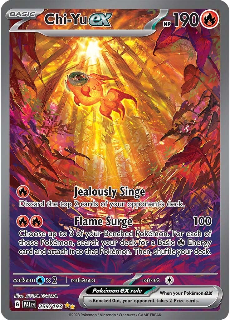 Chi-Yu ex (259/193) [Scarlet & Violet: Paldea Evolved] | Good Games Cannington