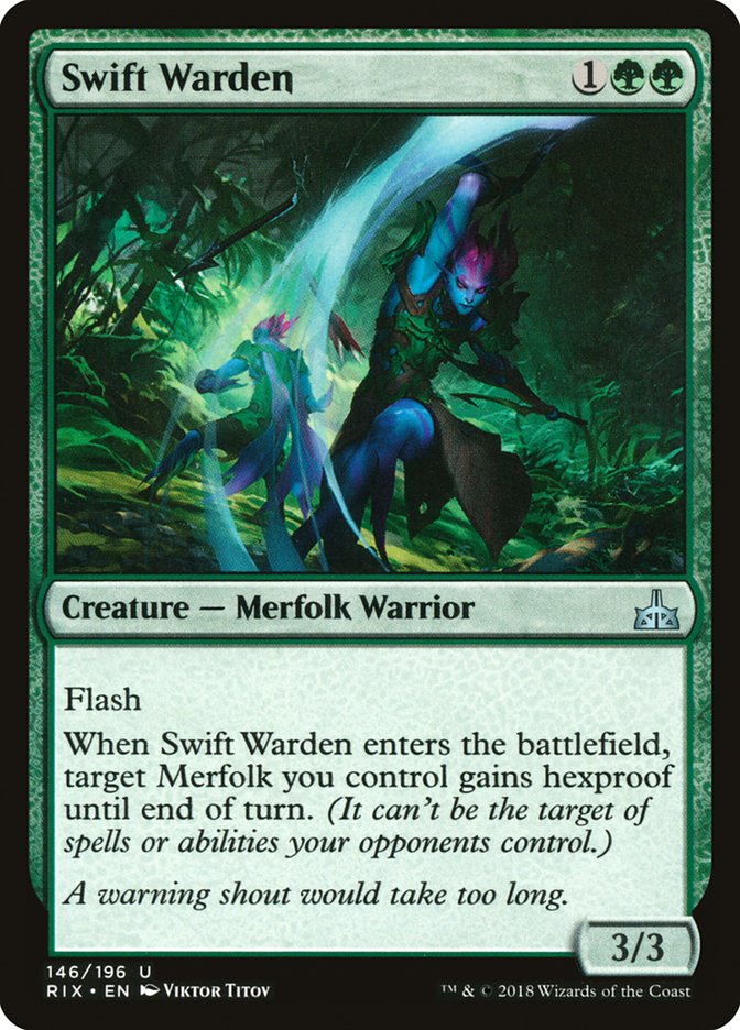Swift Warden 146/196 (Rivals of Ixalan)  | Good Games Cannington