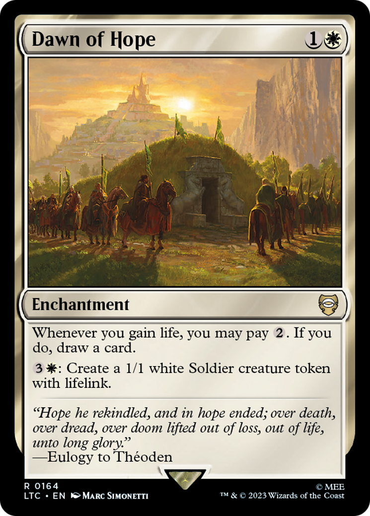Dawn of Hope [The Lord of the Rings: Tales of Middle-Earth Commander] | Good Games Cannington