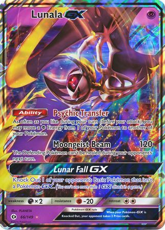 Lunala GX (66/149) (Jumbo Card) [Sun & Moon: Base Set] | Good Games Cannington
