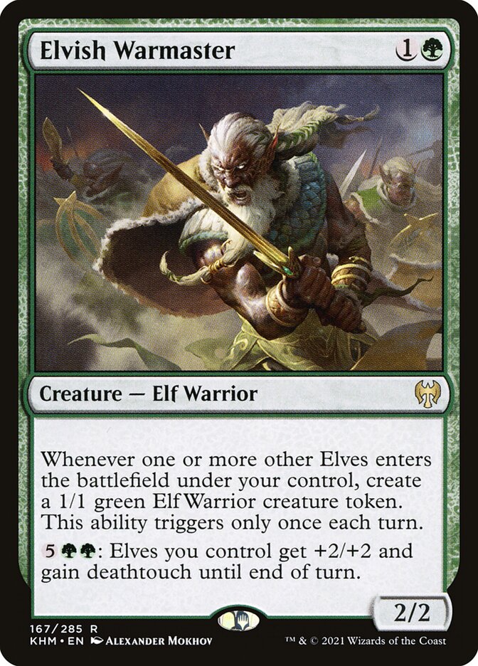 Elvish Warmaster 167 (Kaldheim)  | Good Games Cannington