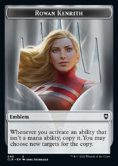 Rowan Kenrith Emblem // Copy Double-Sided Token [Commander Legends: Battle for Baldur's Gate Tokens] | Good Games Cannington
