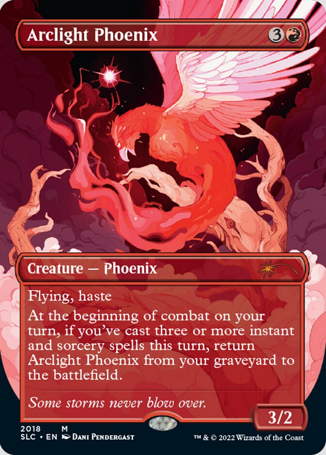 Arclight Phoenix (Borderless) [Secret Lair Countdown Kit] | Good Games Cannington