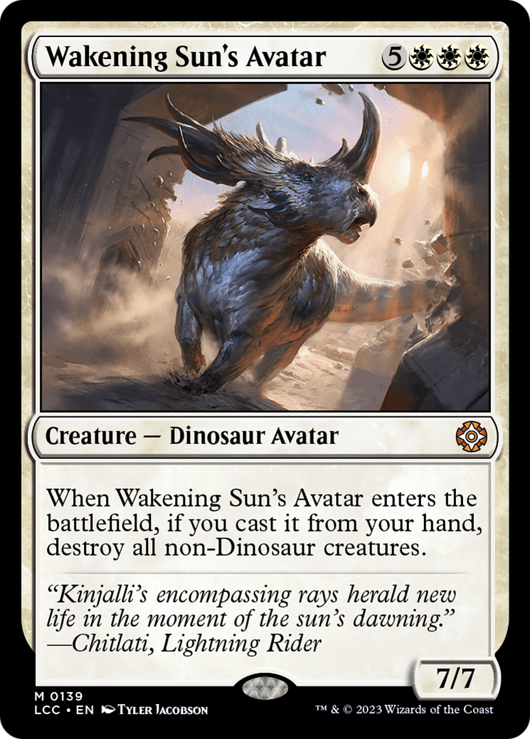 Wakening Sun's Avatar [The Lost Caverns of Ixalan Commander] | Good Games Cannington