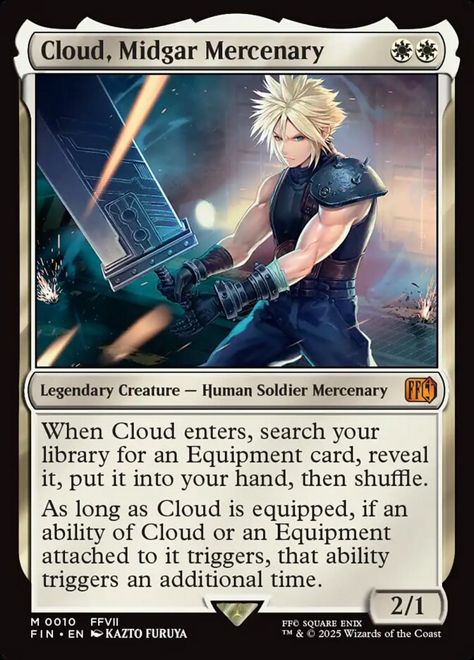 Cloud, Midgar Mercenary 10 (FINAL FANTASY)  - Foil | Good Games Cannington