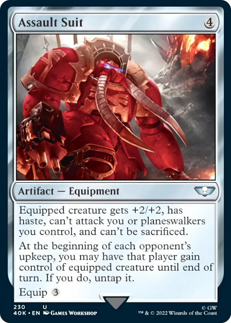 Assault Suit (Surge Foil) [Warhammer 40,000] | Good Games Cannington
