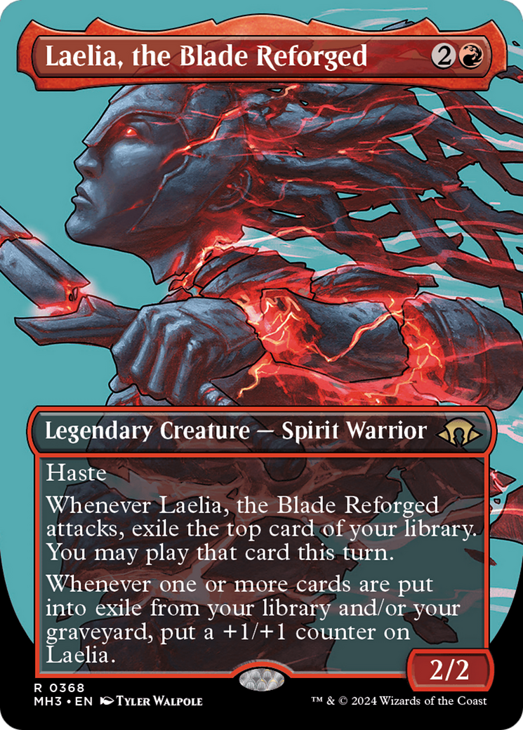 Laelia, the Blade Reforged (Borderless) [Modern Horizons 3] | Good Games Cannington