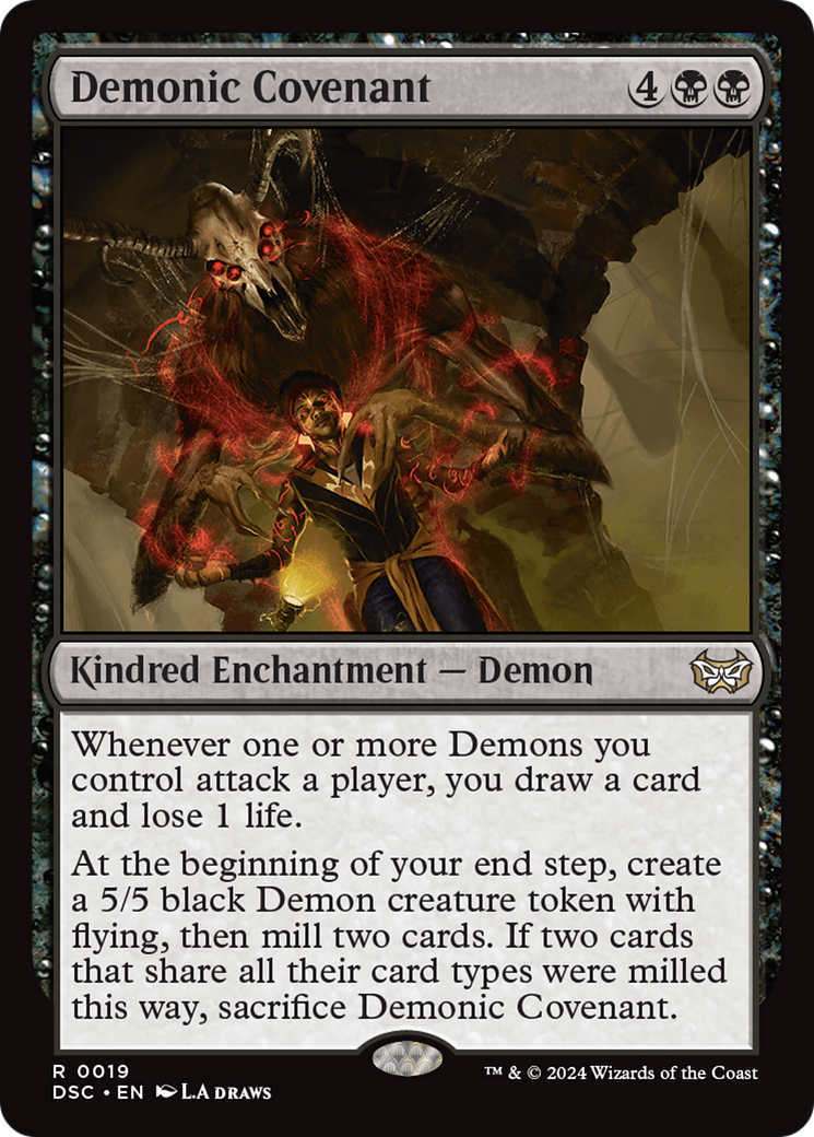 Demonic Covenant [Duskmourn: House of Horror Commander] | Good Games Cannington