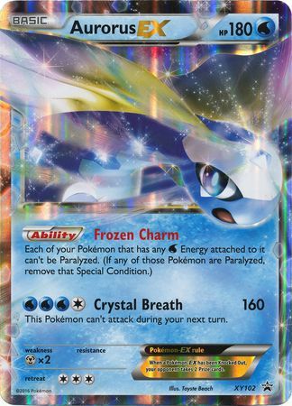 Aurorus EX (XY102) (Jumbo Card) [XY: Black Star Promos] | Good Games Cannington